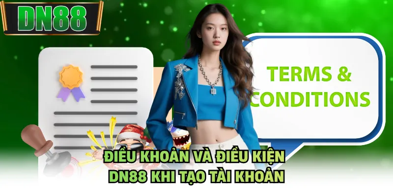 Điều khoản và điều kiện DN88 khi tạo tài khoản